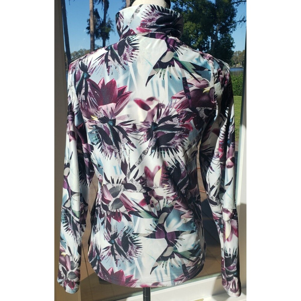 Obermeyer Youth L (12-14) Mock Neck Half Zip Top Long Sleeve Ski Layer Jacket - Picture 3 of 15